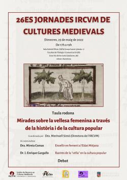 cartell 26enes Jornades IRCVM de Cultures Medievals