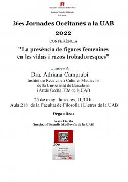 Cartell 26enes Jornades occitanes